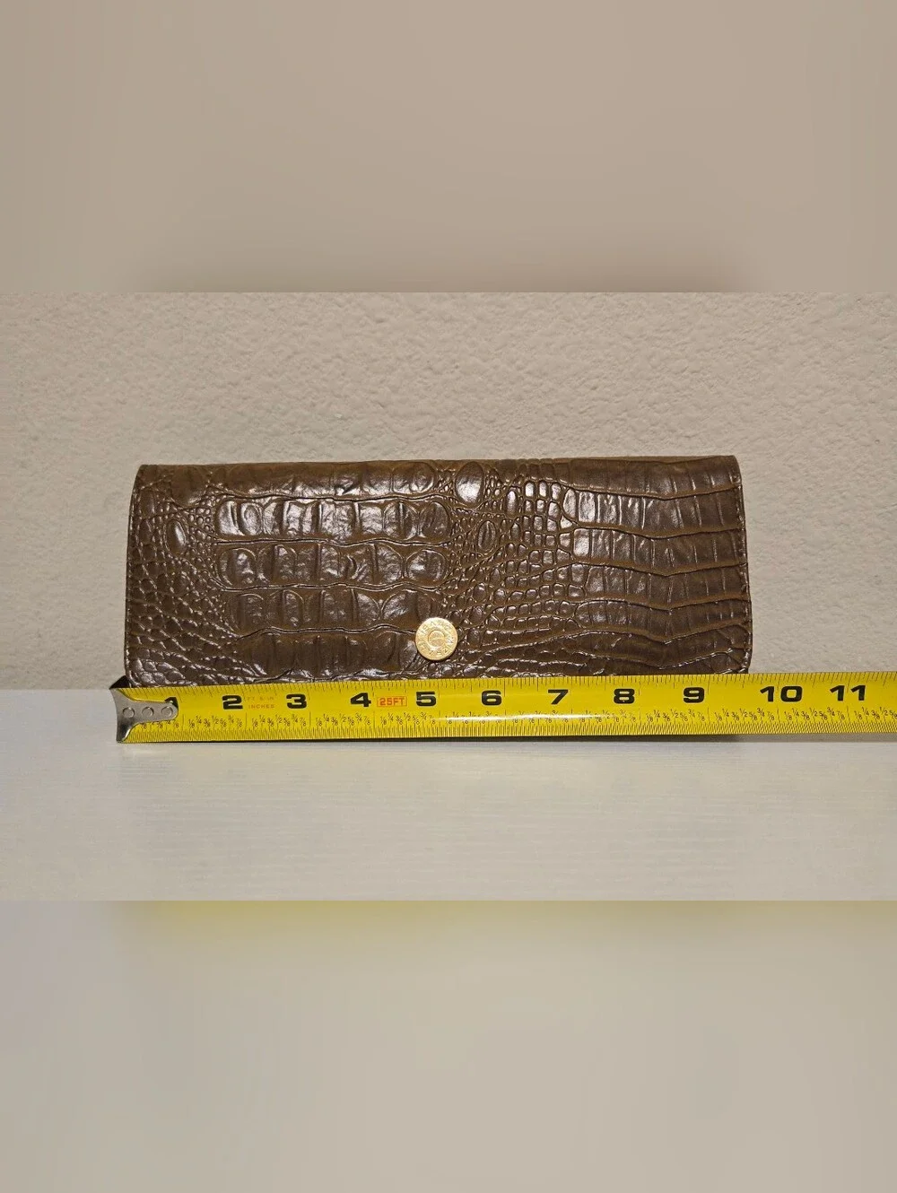 ISAAC MIZRAHI brown Clutch